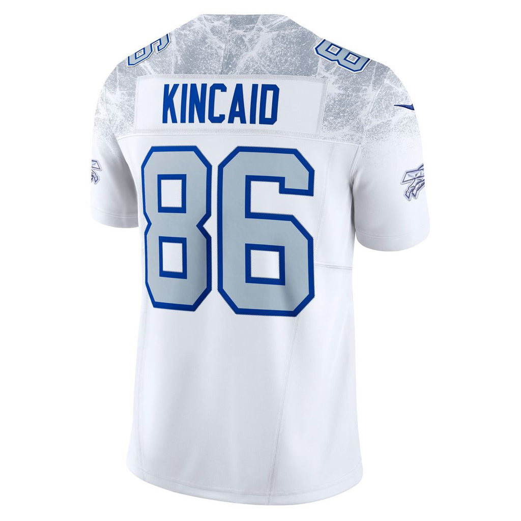 Dalton Kincaid Buffalo Bills Nike 2025 Rivalries Collection Stitched Limited Jersey - White Official NFL Team Apparel Football Fan Gear