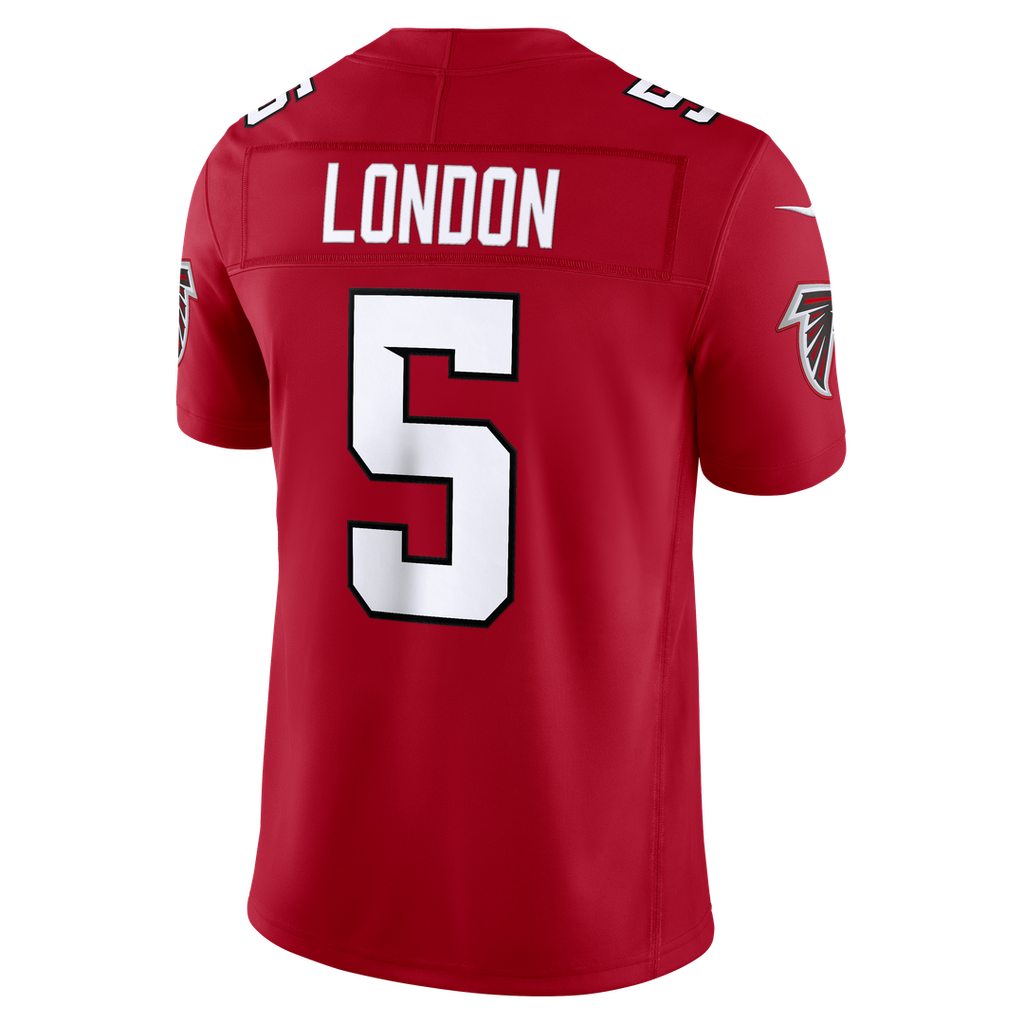 Drake London Atlanta Falcons Nike Vapor F.U.S.E. Stitched Limited Jersey - Red Official NFL Team Apparel Football Fan Gear