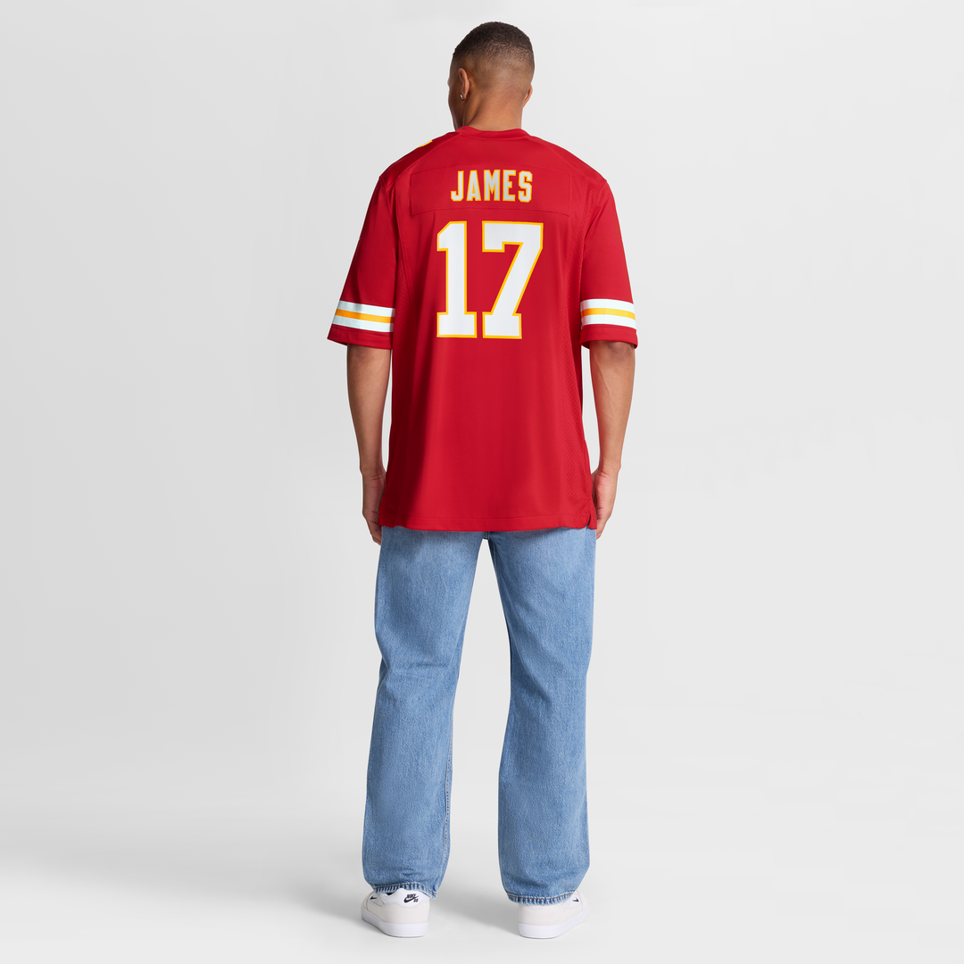 Richie James Kansas City Chiefs Nike Game Jersey - Red Official NFL Team Apparel Football Fan Gear