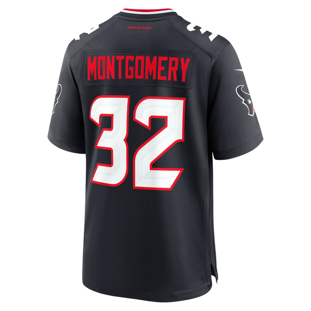 David Montgomery Houston Texans Nike Game Jersey - Navy Official NFL Team Apparel Football Fan Gear