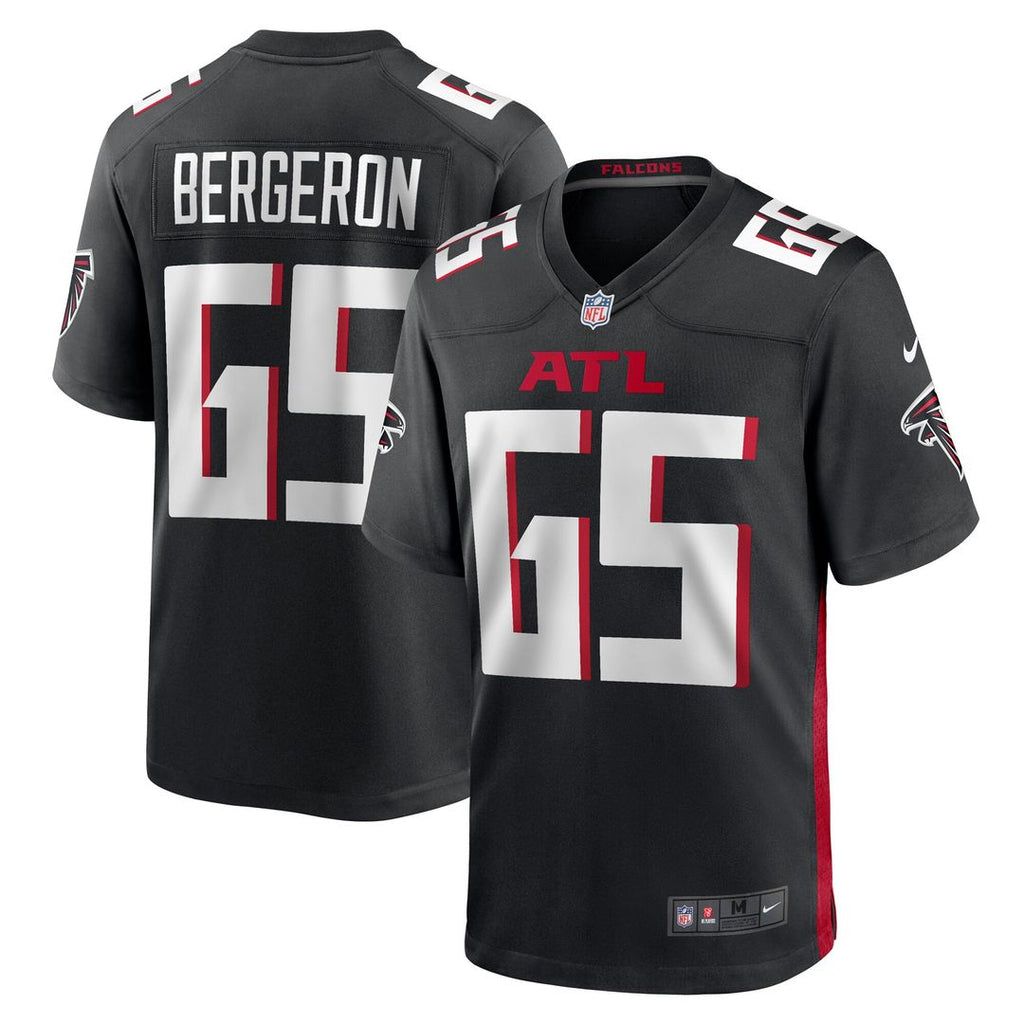 Matthew Bergeron Atlanta Falcons Nike Team Game Jersey - Black Official NFL Team Apparel Football Fan Gear