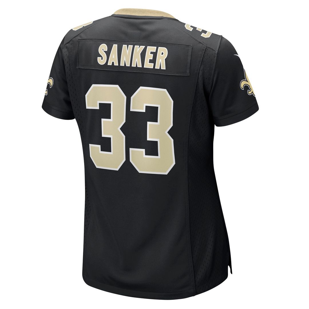 Jonas Sanker New Orleans Saints Nike Women's Team Game Jersey - Black Official NFL Team Apparel Football Fan Gear