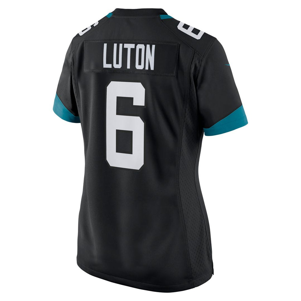 Jake Luton Jacksonville Jaguars Nike Women's Game Jersey - Black Official NFL Team Apparel Football Fan Gear
