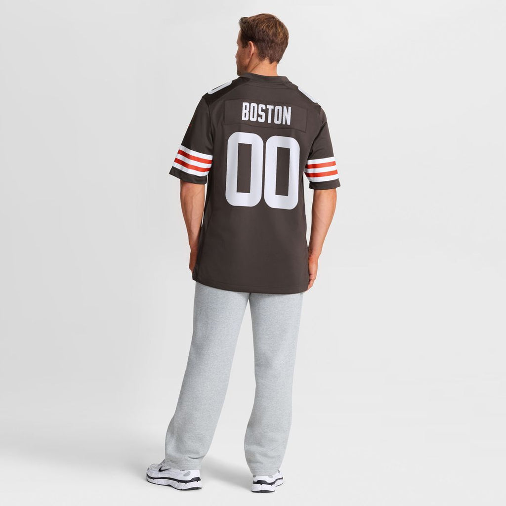 Denzel Boston Cleveland Browns Nike Game Jersey - Brown Official NFL Team Apparel Football Fan Gear
