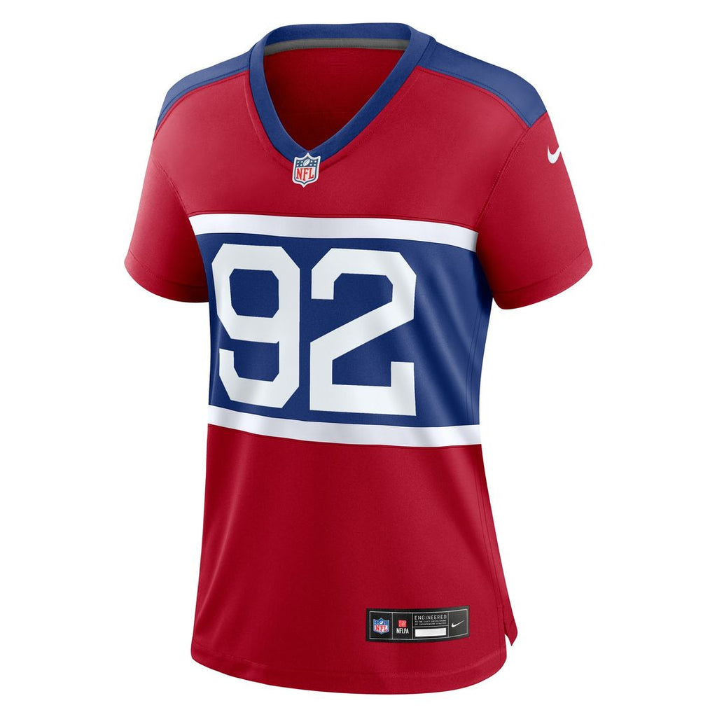 Michael Strahan New York Giants Nike Women's Alternate Retired Player Game Jersey - Century Red Official NFL Team Apparel Football Fan Gear