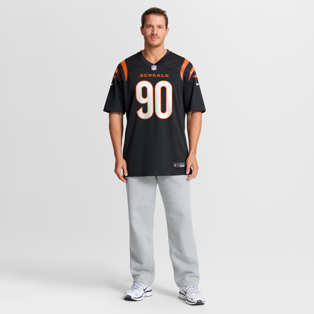 Kris Jenkins Jr. Cincinnati Bengals Nike Game Jersey - Black Official NFL Team Apparel Football Fan Gear