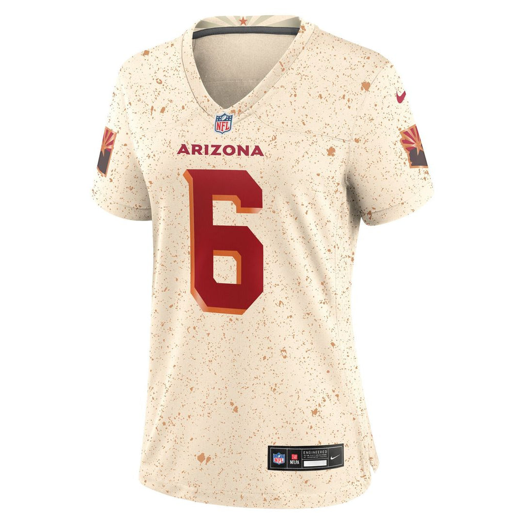 James Conner Arizona Cardinals Nike Women's 2025 Rivalries Collection Game Jersey - Natural Official NFL Team Apparel Football Fan Gear