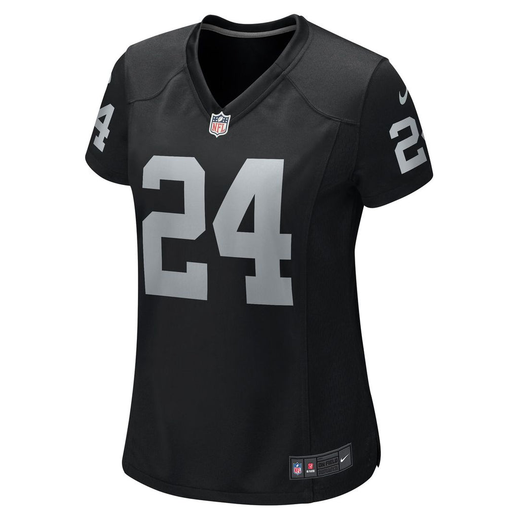 Marcus Peters Las Vegas Raiders Nike Women's Team Game Jersey - Black Official NFL Team Apparel Football Fan Gear