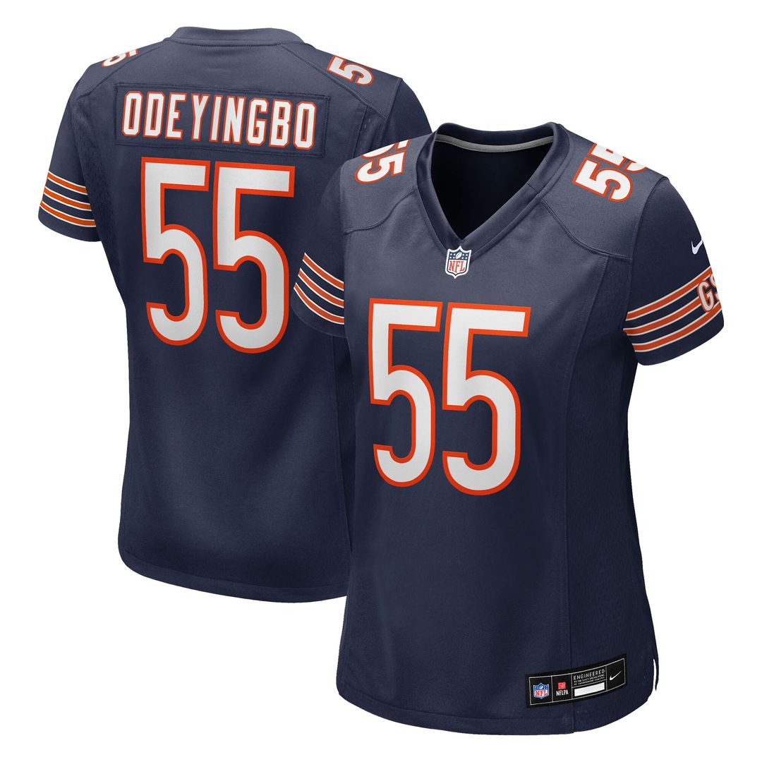 Dayo Odeyingbo Chicago Bears Nike Women's Team Game Jersey - Navy Official NFL Team Apparel Football Fan Gear