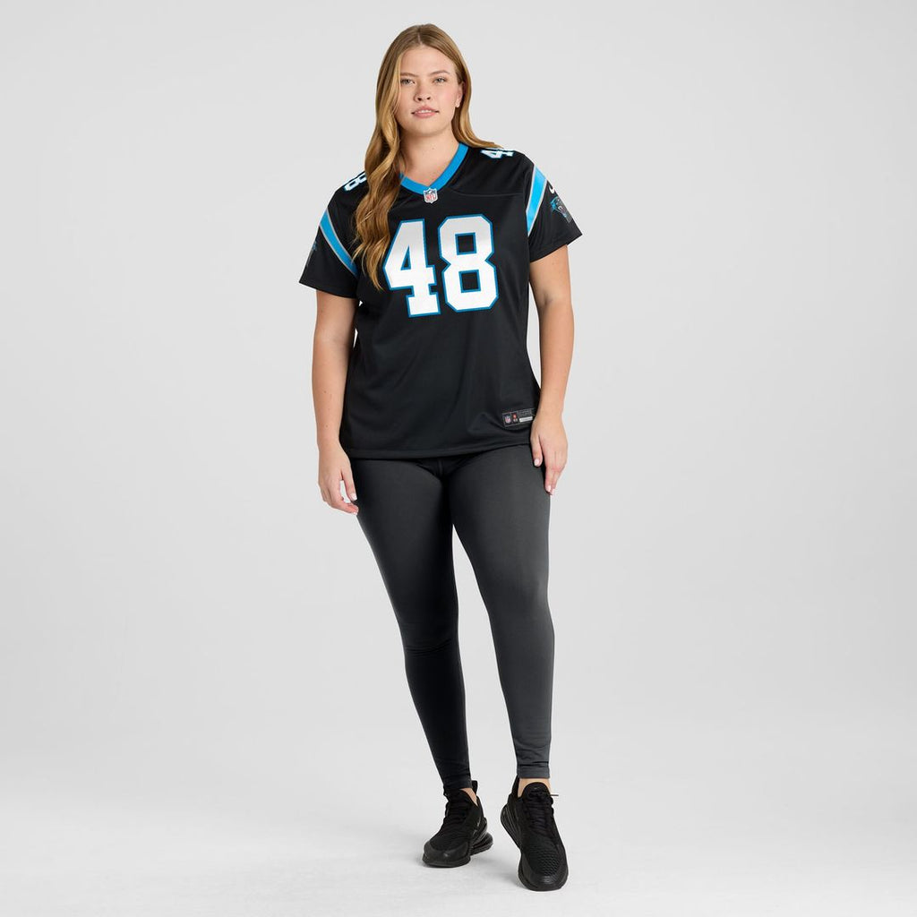 Thomas Incoom Carolina Panthers Nike Women's Team Game Jersey - Black Official NFL Team Apparel Football Fan Gear