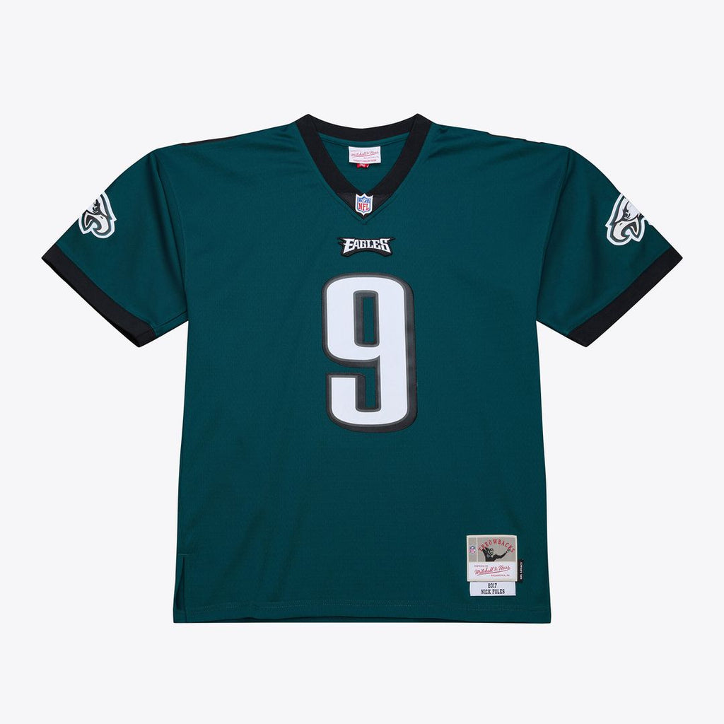 Nick Foles Philadelphia Eagles Mitchell & Ness Legacy Replica Jersey - Midnight Green Official NFL Team Apparel Football Fan Gear