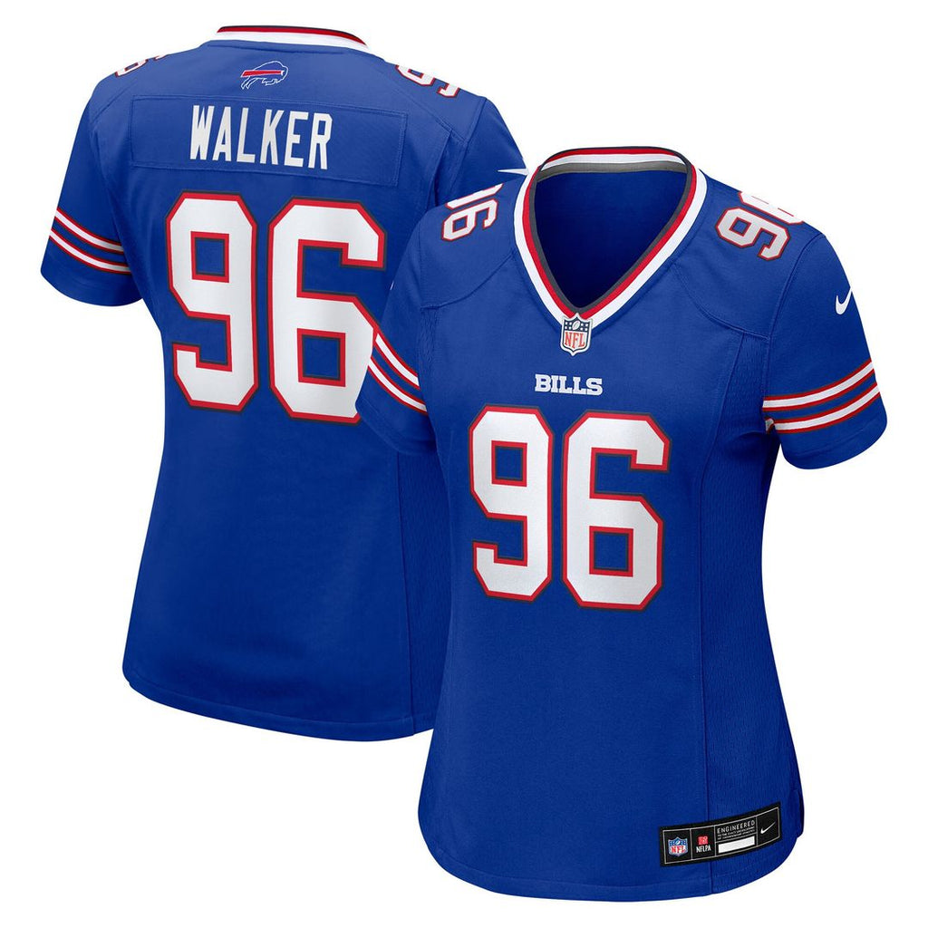Deone Walker Buffalo Bills Nike Women's Team Game Jersey - Royal Official NFL Team Apparel Football Fan Gear