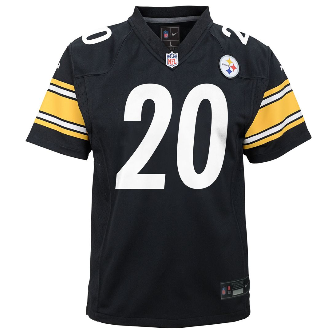 Kaleb Johnson Pittsburgh Steelers Nike Youth Team Game Jersey - Black Official NFL Team Apparel Football Fan Gear