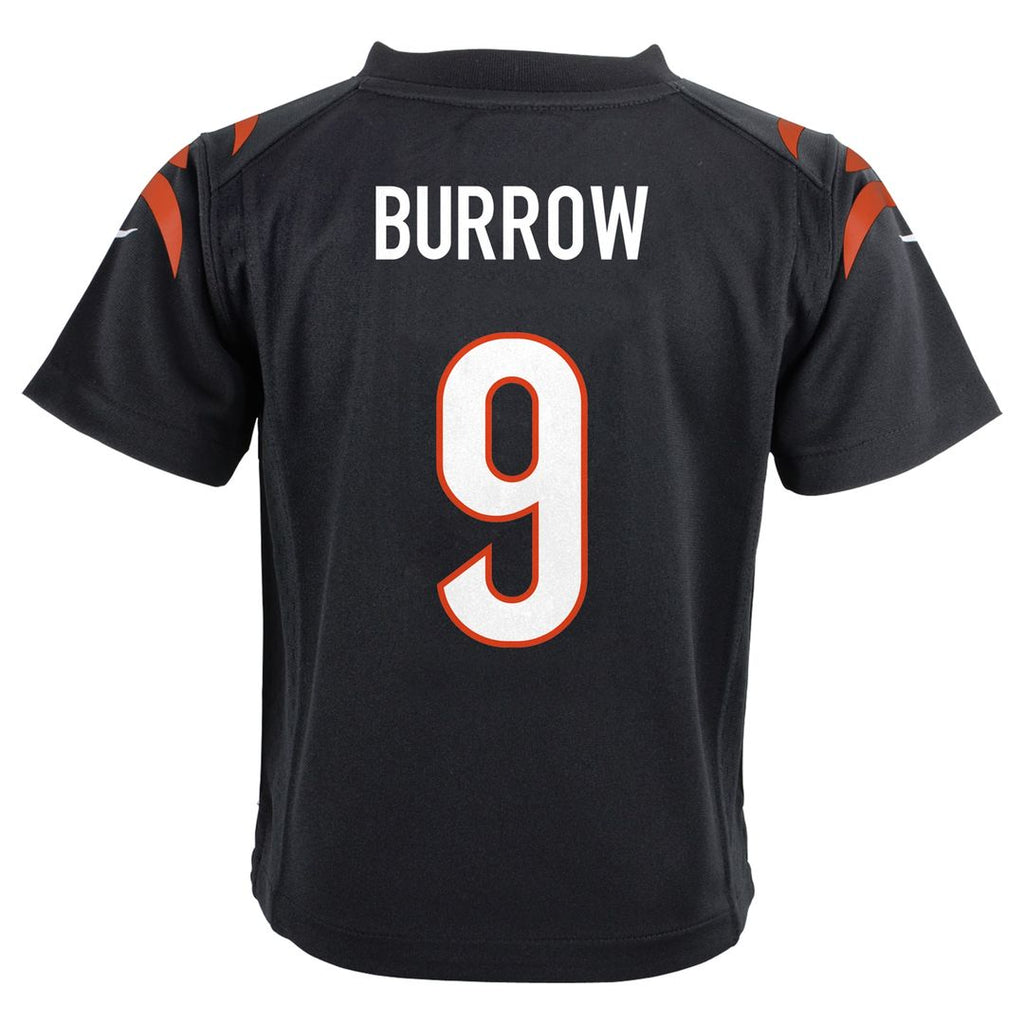 Joe Burrow Cincinnati Bengals Nike Preschool Game Jersey - Black Official NFL Team Apparel Football Fan Gear