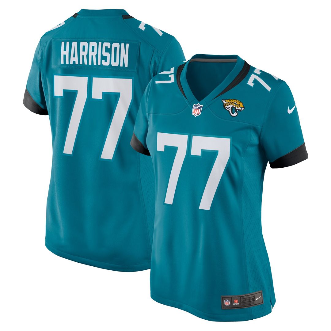Anton Harrison Jacksonville Jaguars Nike Women's Team Game Jersey - Teal Official NFL Team Apparel Football Fan Gear