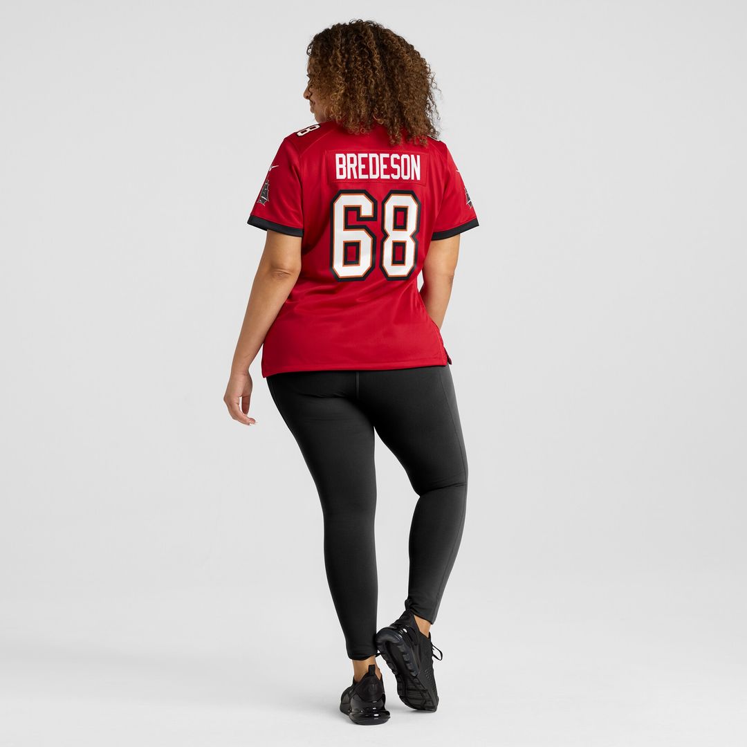 Ben Bredeson Tampa Bay Buccaneers Nike Women's Game Jersey - Red Official NFL Team Apparel Football Fan Gear