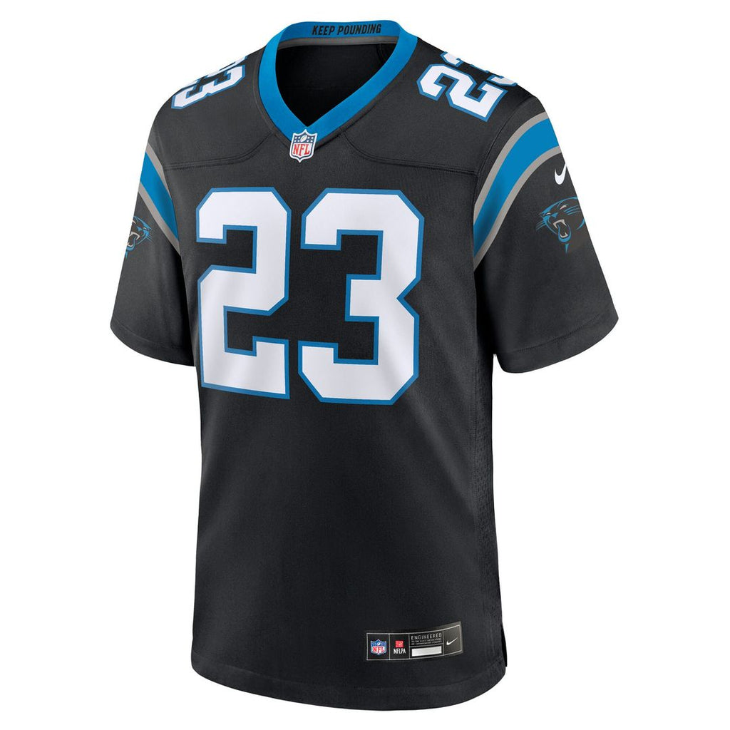 Trevor Etienne Carolina Panthers Nike Team Game Jersey - Black Official NFL Team Apparel Football Fan Gear