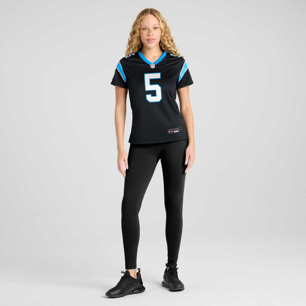 Jaelan Phillips Carolina Panthers Nike Women's Team Game Jersey - Black Official NFL Team Apparel Football Fan Gear