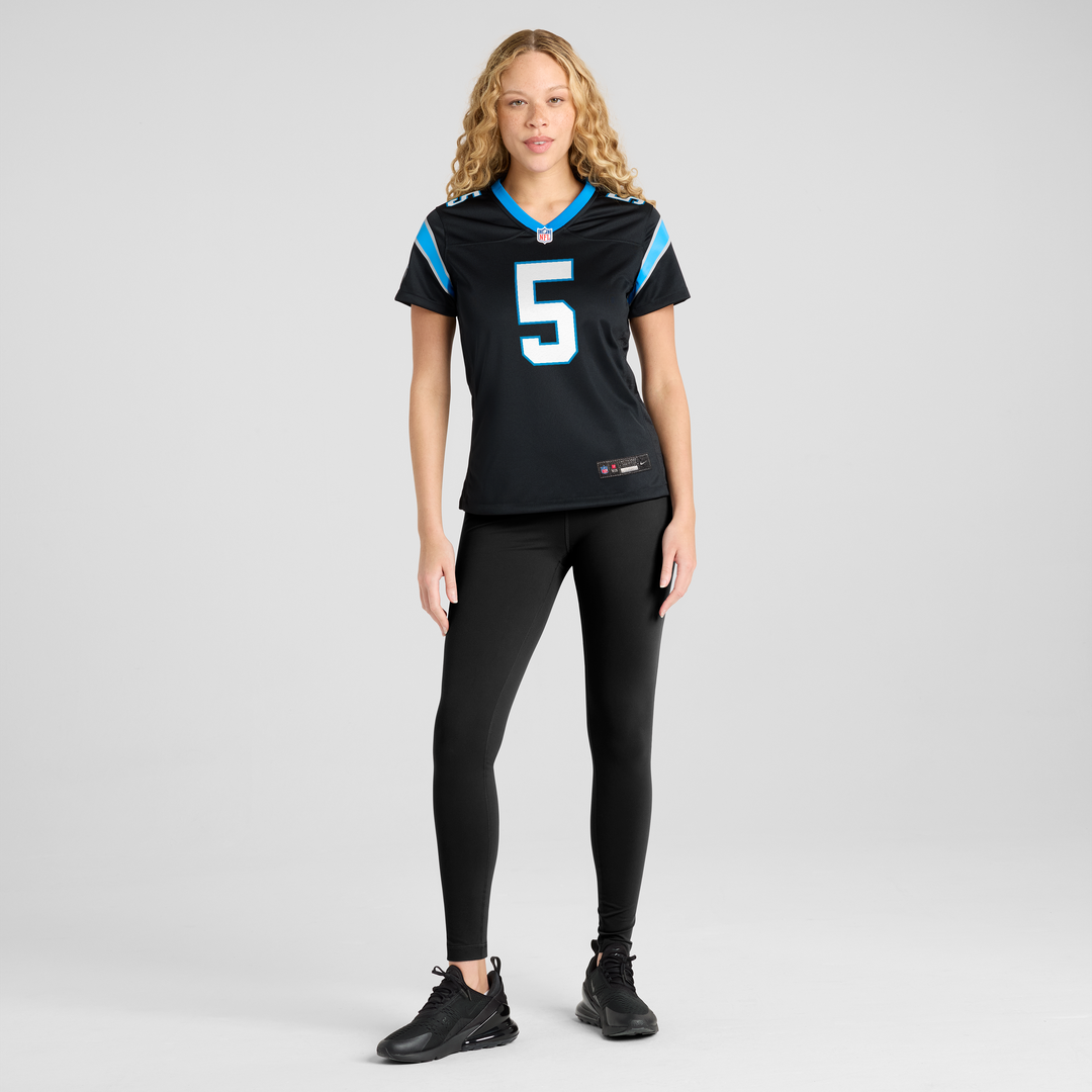 Jaelan Phillips Carolina Panthers Nike Women's Team Game Jersey - Black Official NFL Team Apparel Football Fan Gear