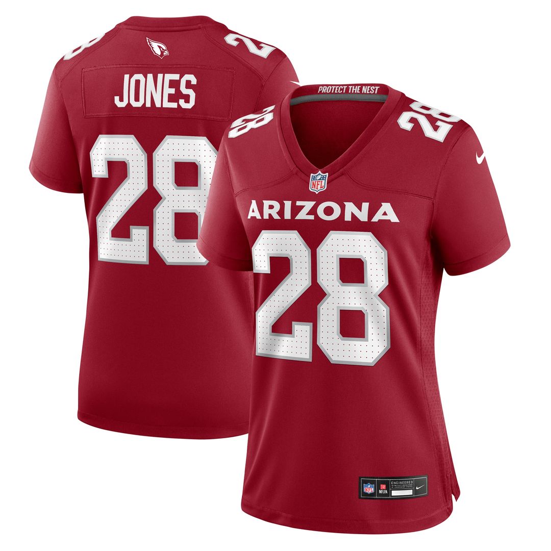 Elijah Jones Arizona Cardinals Nike Women's Game Jersey - Cardinal Official NFL Team Apparel Football Fan Gear