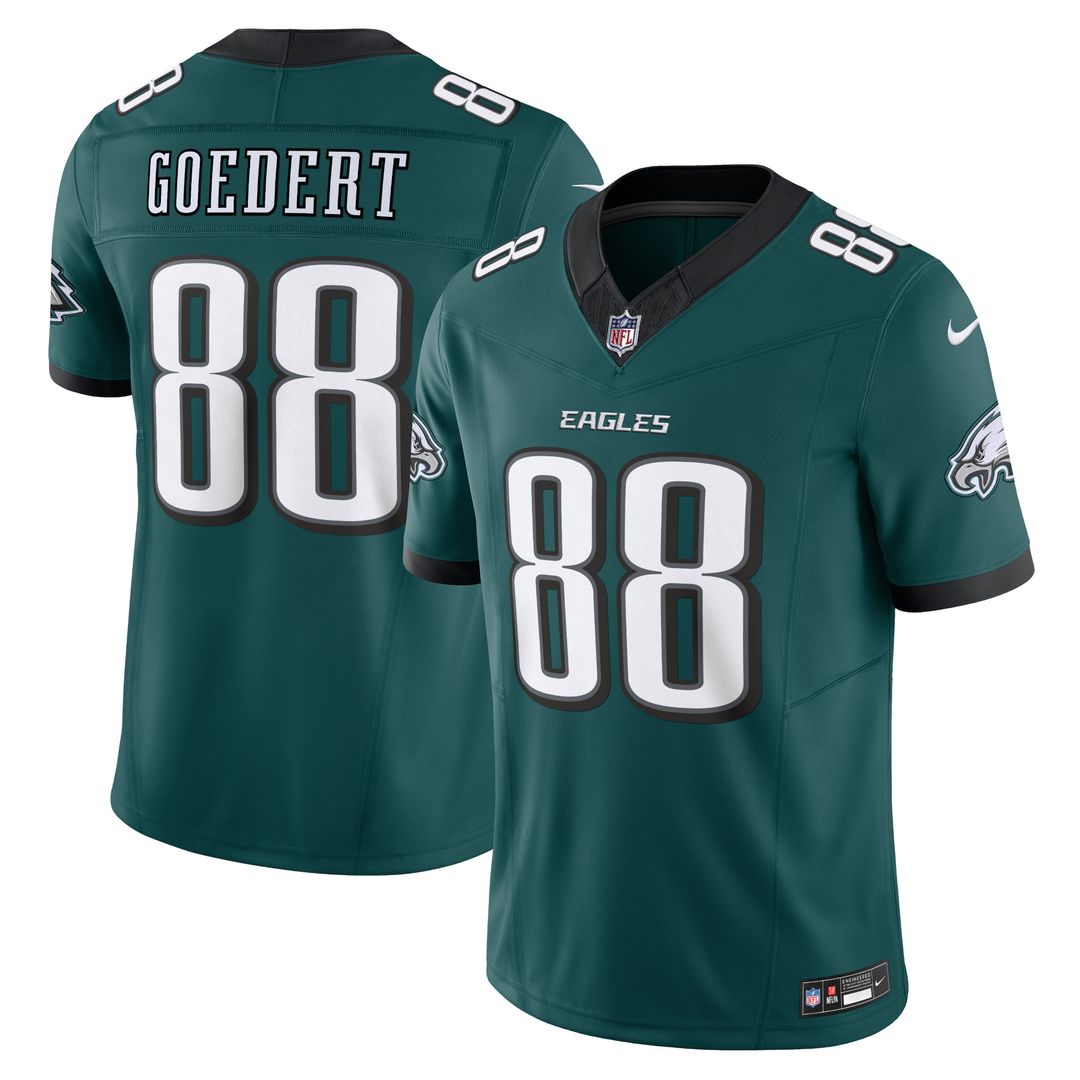 Dallas Goedert Philadelphia Eagles Nike Vapor F.U.S.E. Limited Jersey - Midnight Green Official NFL Team Apparel Football Fan Gear