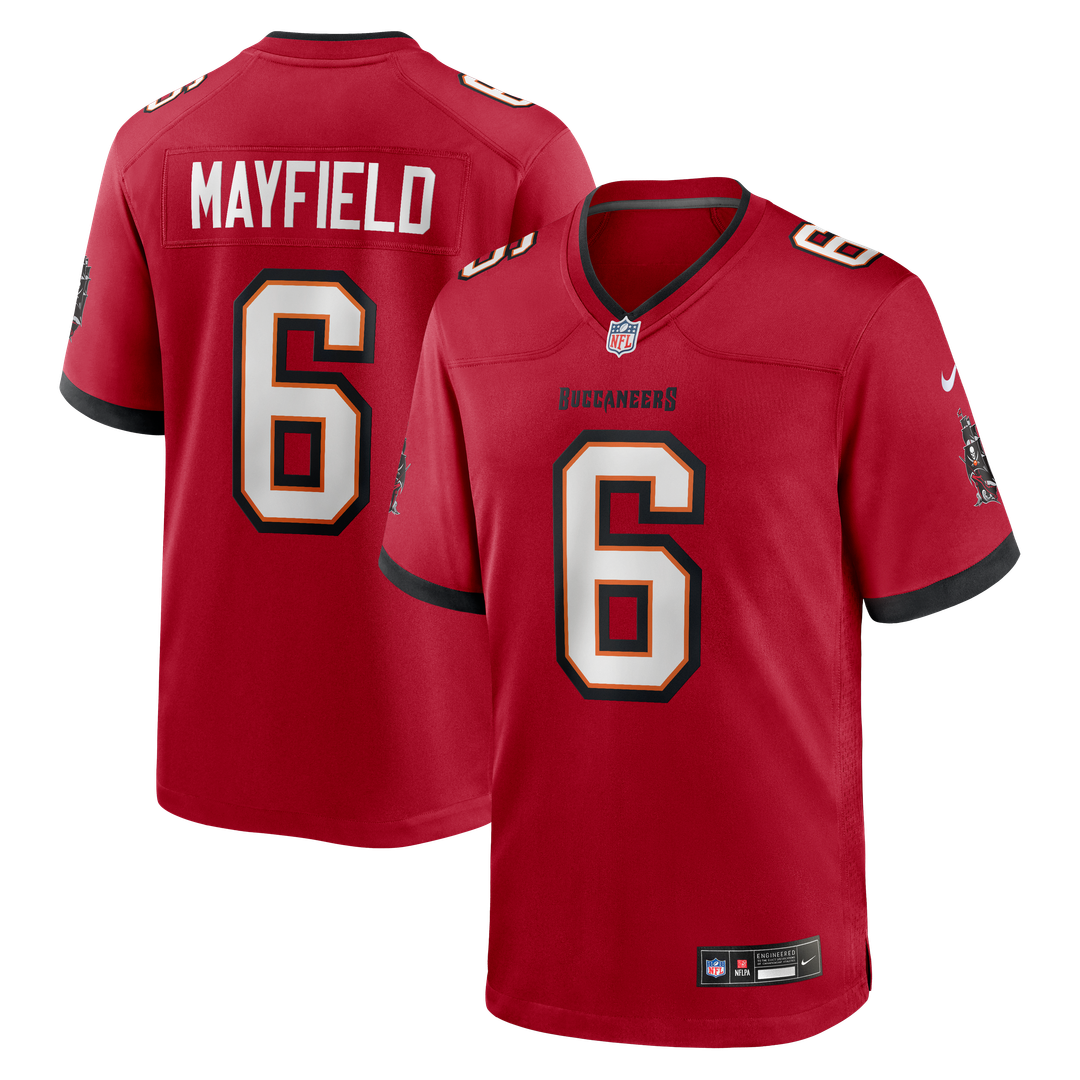 Baker Mayfield Tampa Bay Buccaneers Nike Alternate Game Player Jersey - Pewter Official NFL Team Apparel Football Fan Gear