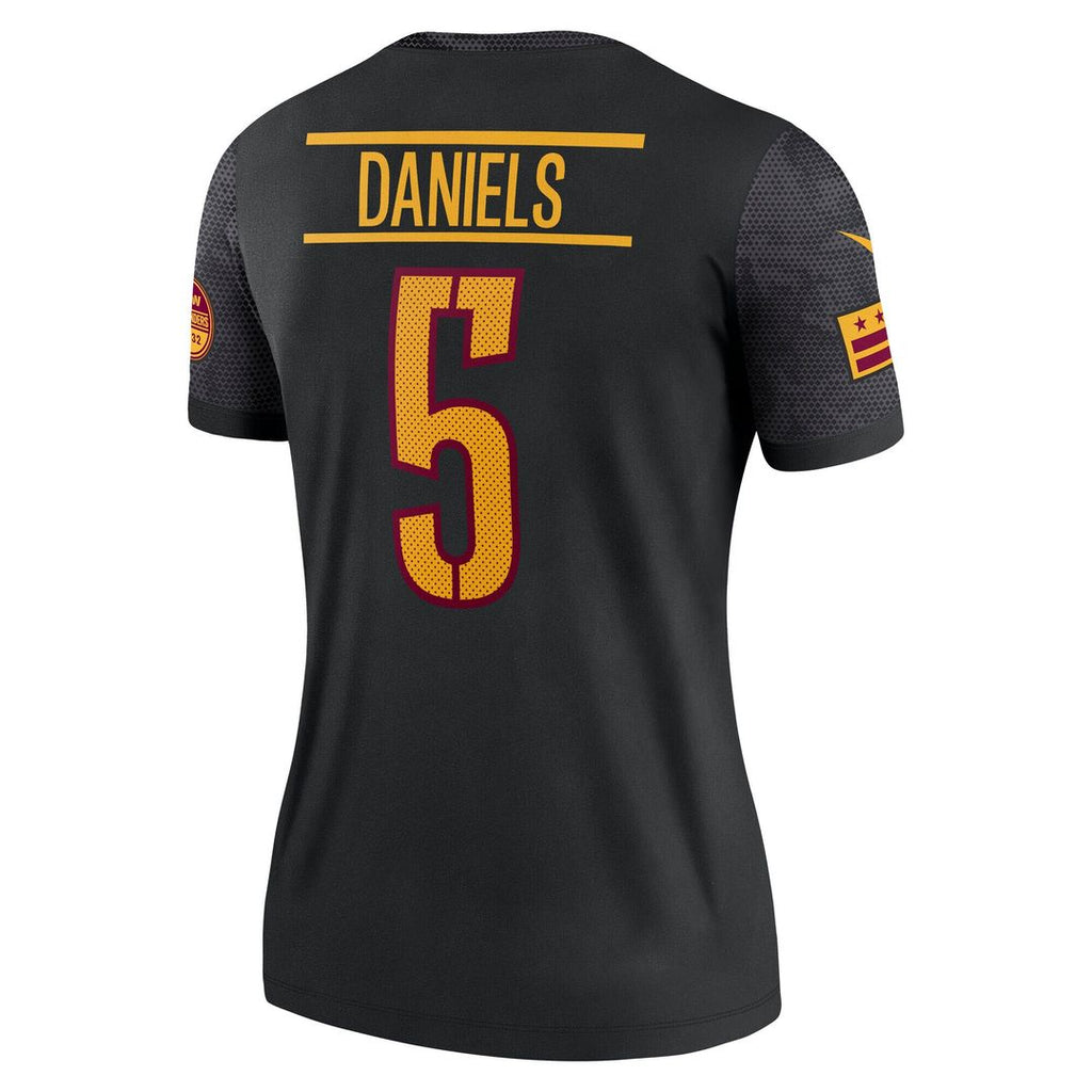 Jayden Daniels Washington Commanders Nike Women's Legend Player Performance Top - Black NFL Fan Gear Popular Style