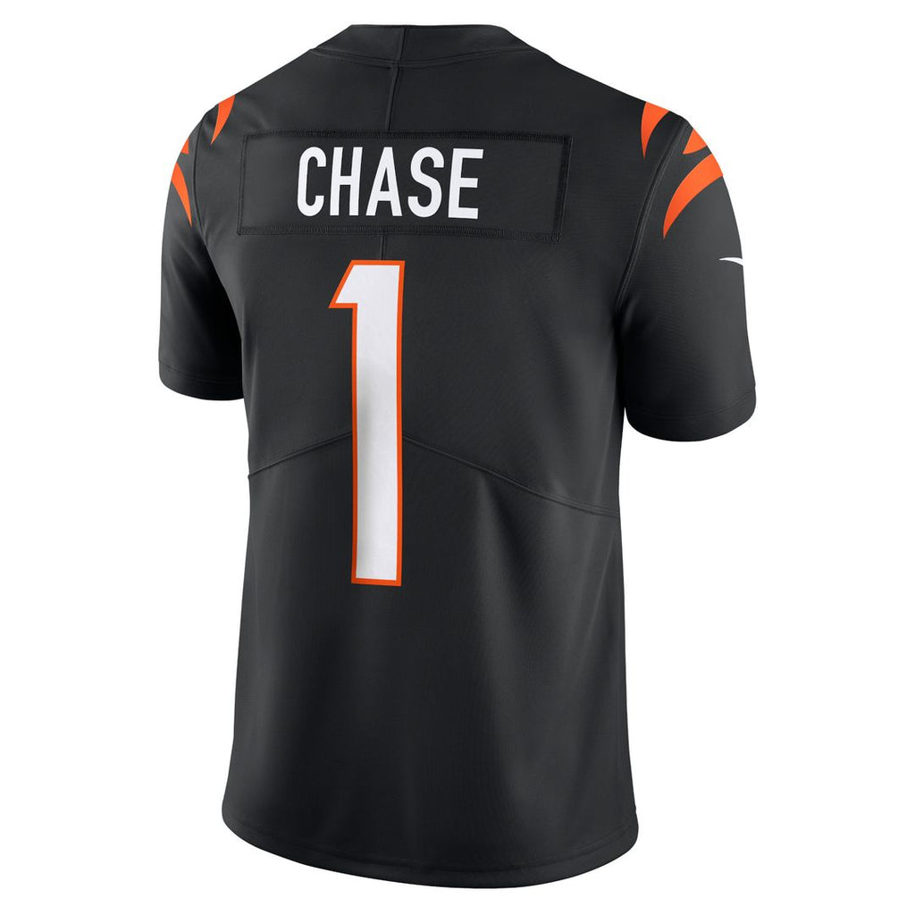 Ja'Marr Chase Cincinnati Bengals Nike Vapor Untouchable Limited Jersey - Black Official NFL Team Apparel Football Fan Gear