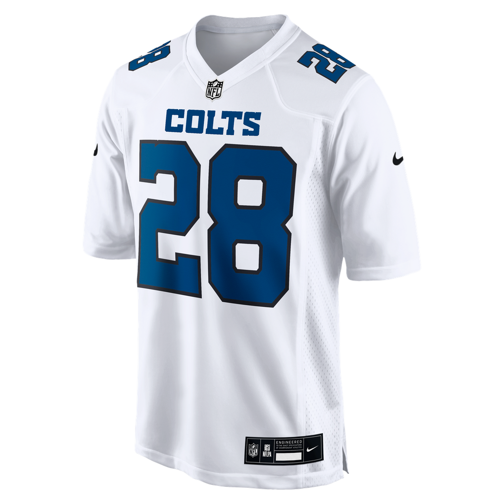Jonathan Taylor Indianapolis Colts Nike Fashion Game Jersey - Tundra White Official NFL Team Apparel Football Fan Gear