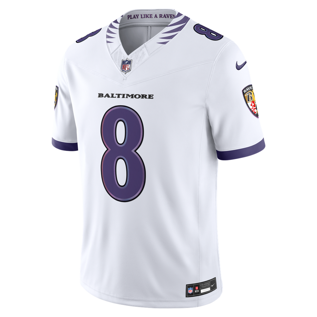 Lamar Jackson Baltimore Ravens Nike Vapor F.U.S.E. Stitched Limited Jersey - Purple Official NFL Team Apparel Football Fan Gear