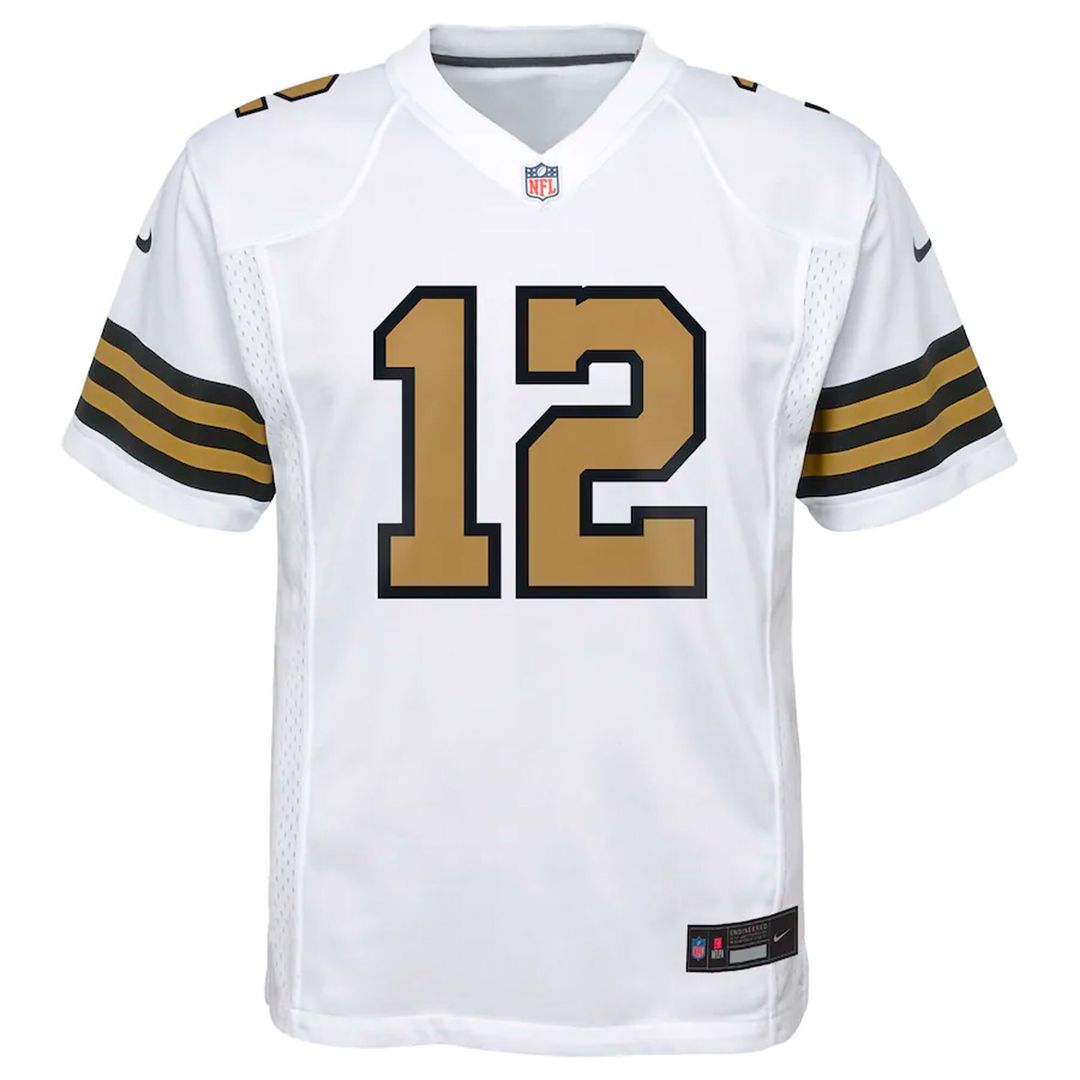 Chris Olave New Orleans Saints Nike Youth Game Jersey - Black Official NFL Team Apparel Football Fan Gear