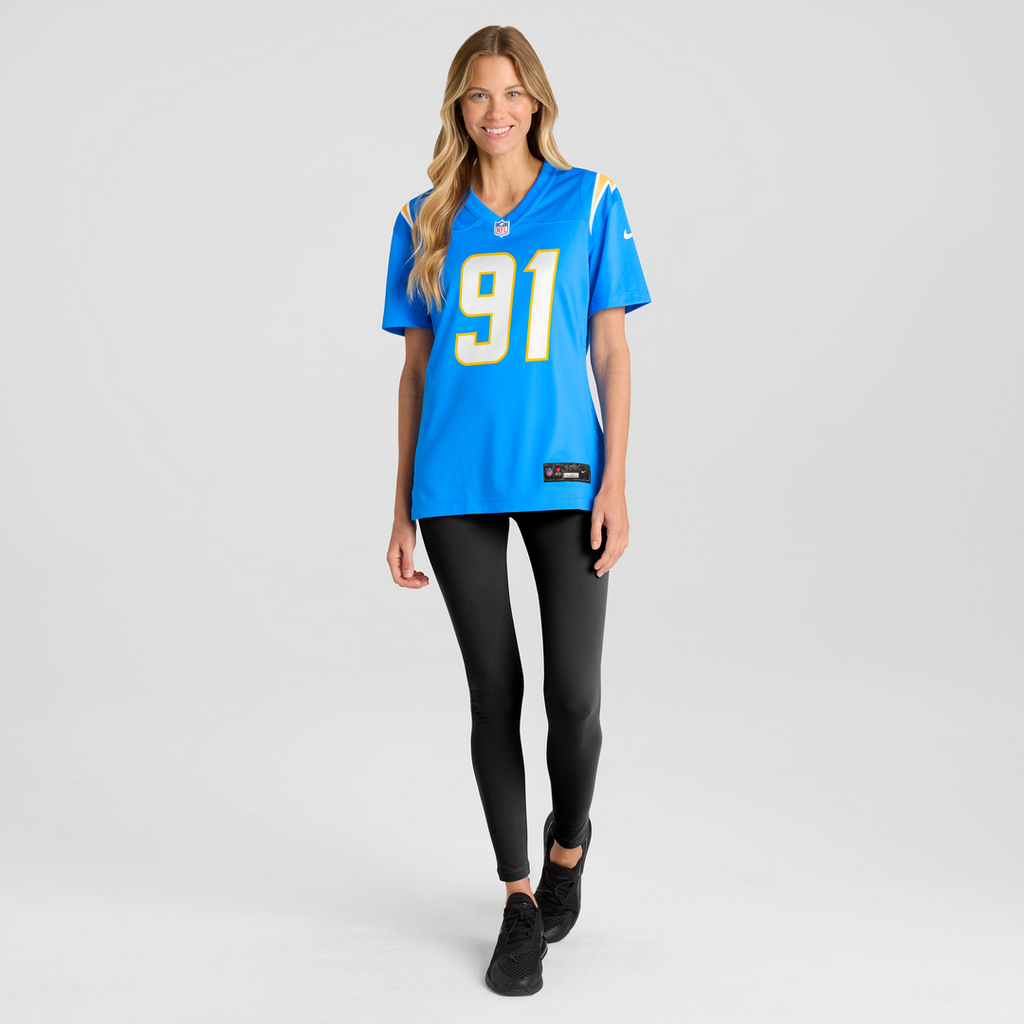 Nick Barrett Los Angeles Chargers Nike Women's Team Game Jersey - Powder Blue Official NFL Team Apparel Football Fan Gear