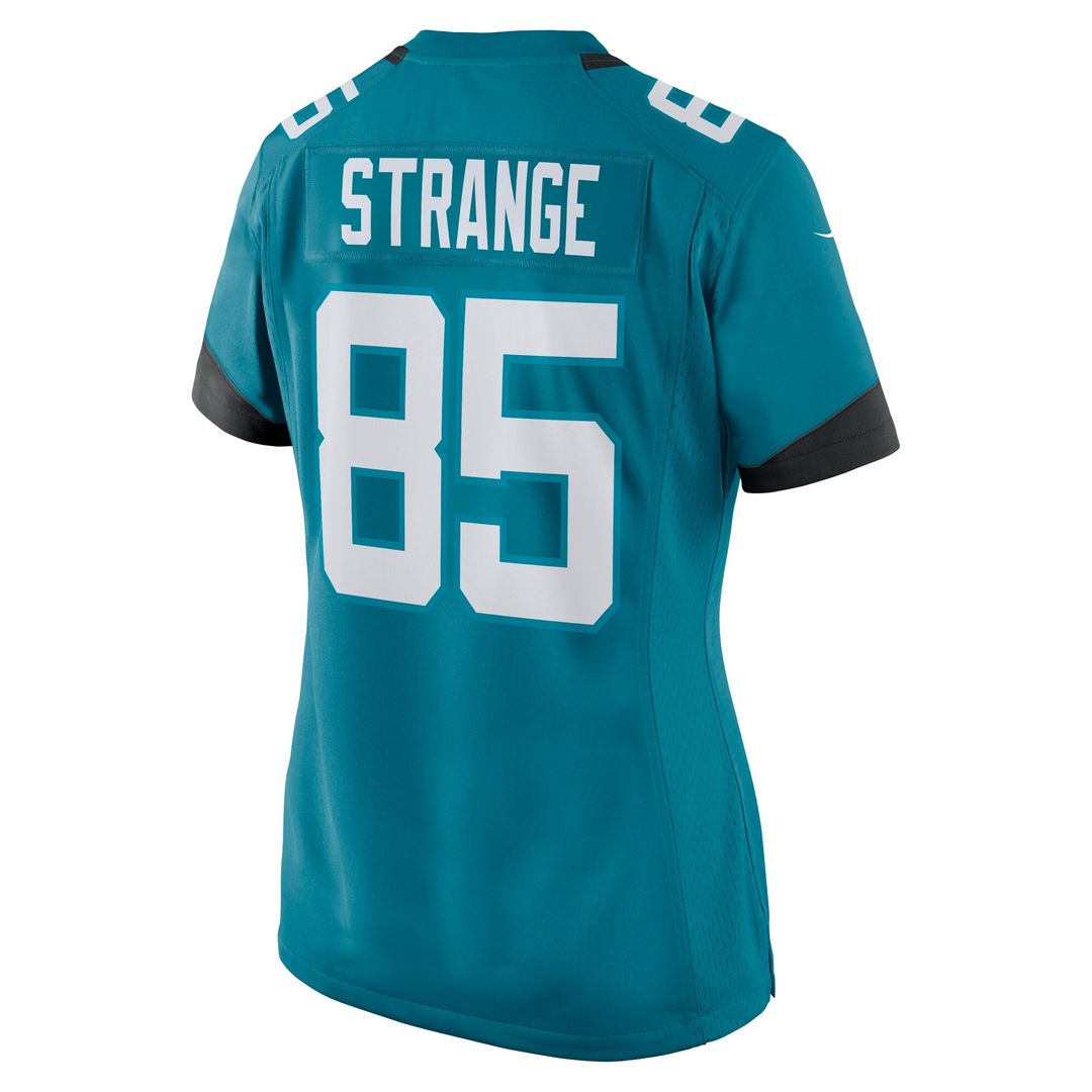 Brenton Strange Jacksonville Jaguars Nike Women's Team Game Jersey - Teal Official NFL Team Apparel Football Fan Gear