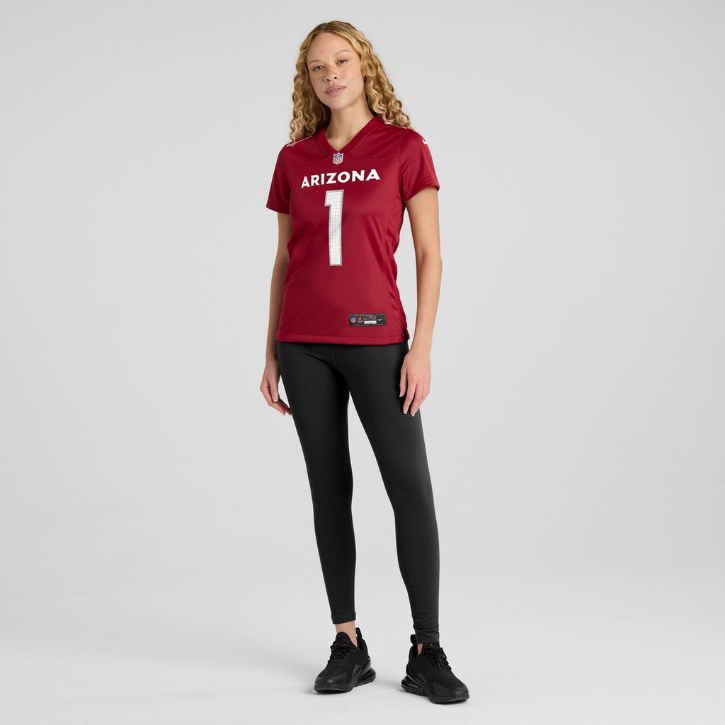 Number 1 Bride Arizona Cardinals Nike Women's Game Jersey - Cardinal Official NFL Team Apparel Football Fan Gear