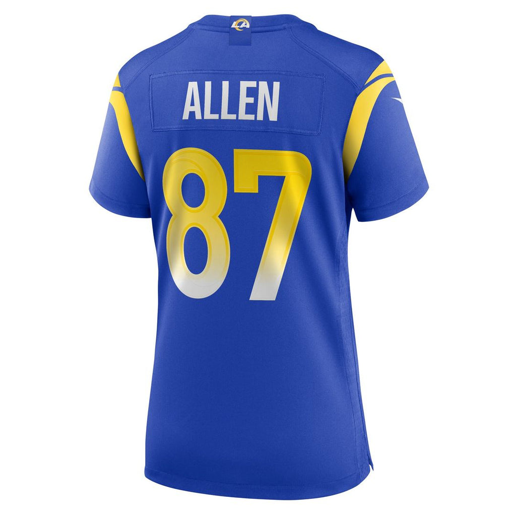 Davis Allen Los Angeles Rams Nike Women's Home Game Jersey - Royal Official NFL Team Apparel Football Fan Gear
