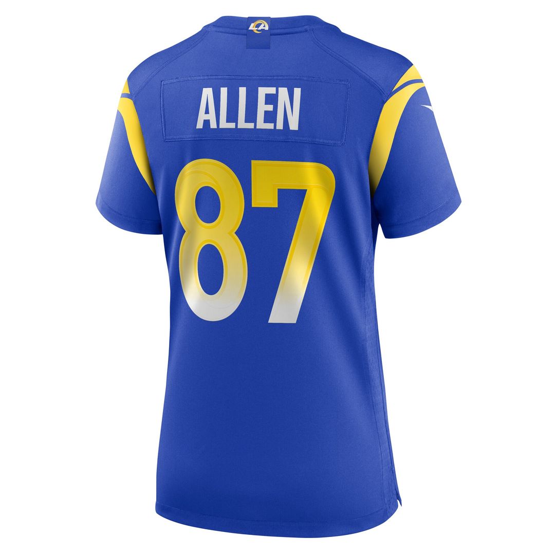 Davis Allen Los Angeles Rams Nike Women's Home Game Jersey - Royal Official NFL Team Apparel Football Fan Gear