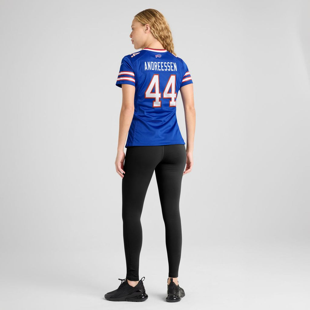 Joe Andreessen Buffalo Bills Nike Women's Game Jersey - Royal Official NFL Team Apparel Football Fan Gear