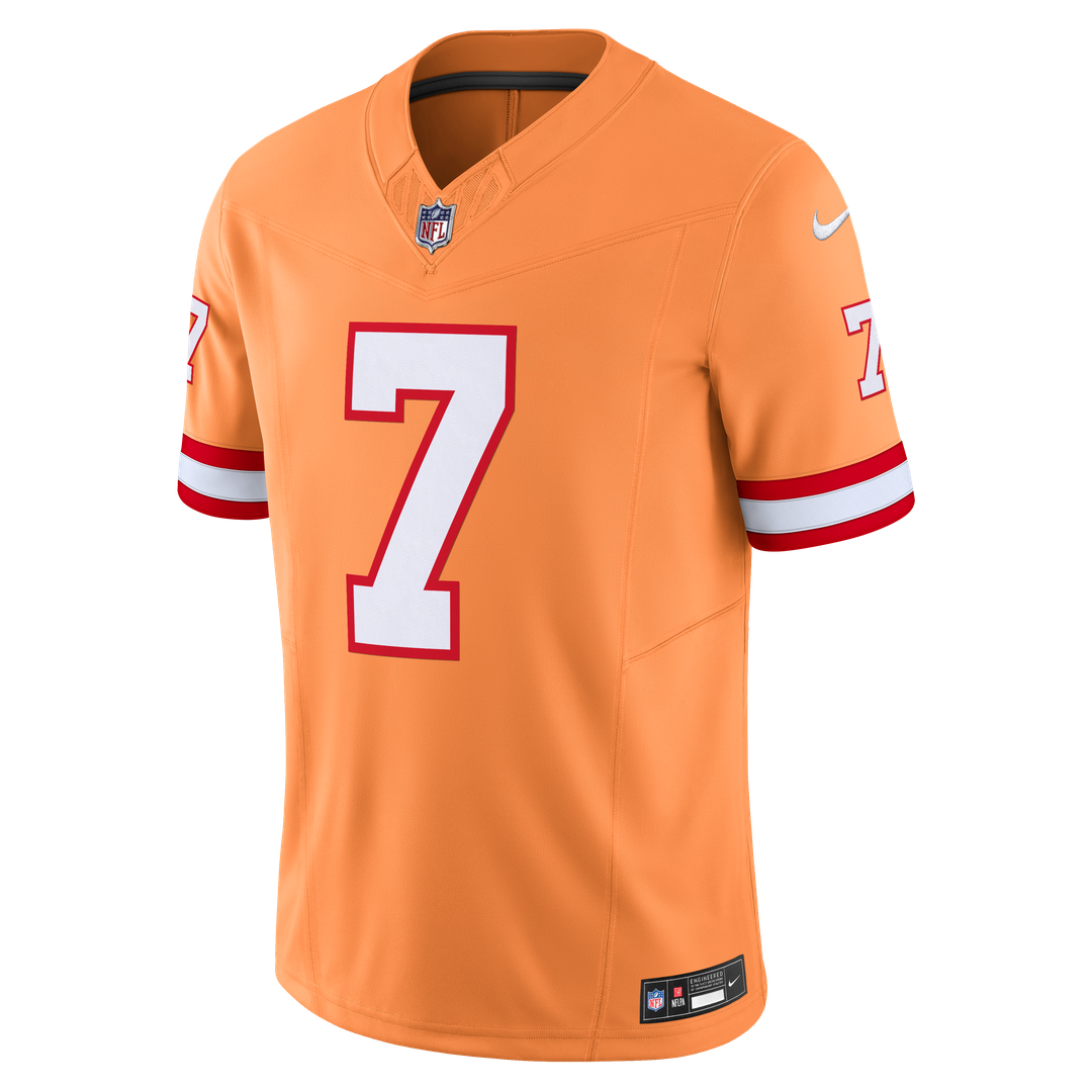 Bucky Irving Tampa Bay Buccaneers Nike Alternate 2 Throwback Vapor F.U.S.E. Limited Jersey - Orange Official NFL Team Apparel Football Fan Gear