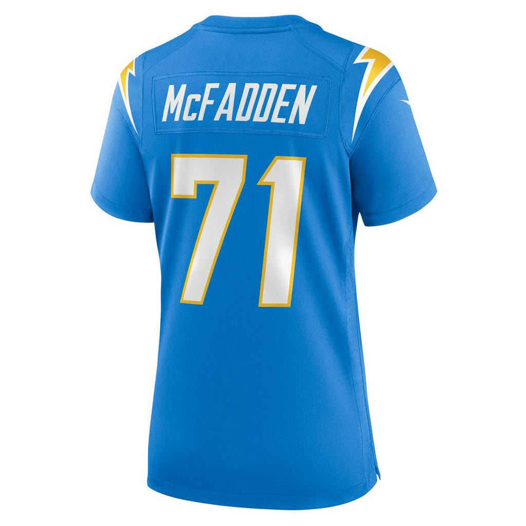 Jordan McFadden Los Angeles Chargers Nike Women's Team Game Jersey - Powder Blue Official NFL Team Apparel Football Fan Gear
