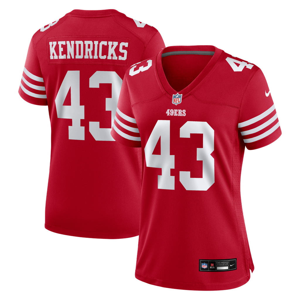 Eric Kendricks San Francisco 49ers Nike Women's Game Jersey - Scarlet Official NFL Team Apparel Football Fan Gear