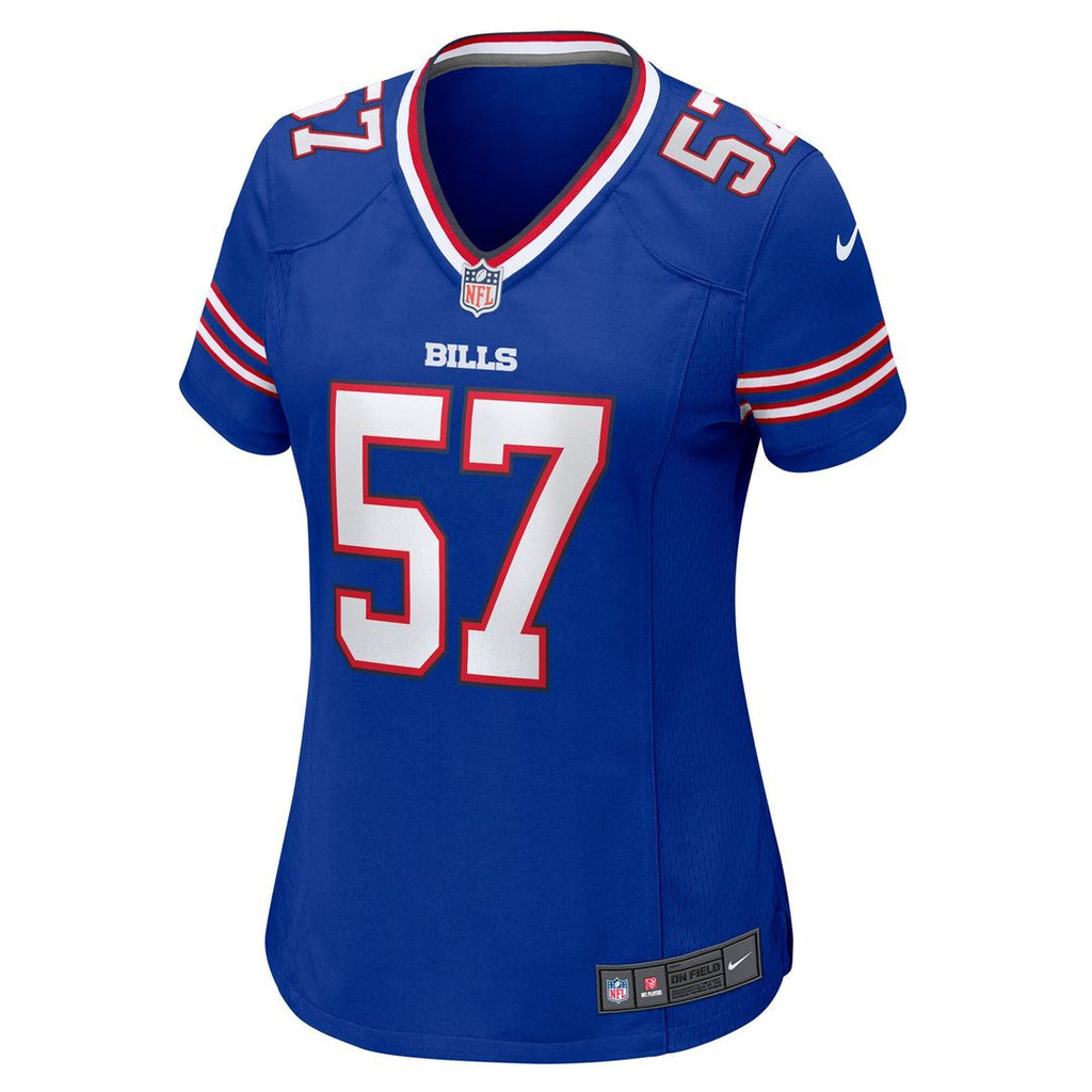 A.J. Epenesa Buffalo Bills Nike Women's Game Jersey - Royal Official NFL Team Apparel Football Fan Gear