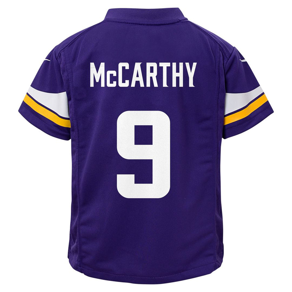 J.J. McCarthy Minnesota Vikings Nike Preschool Player Game Jersey - Purple Official NFL Team Apparel Football Fan Gear