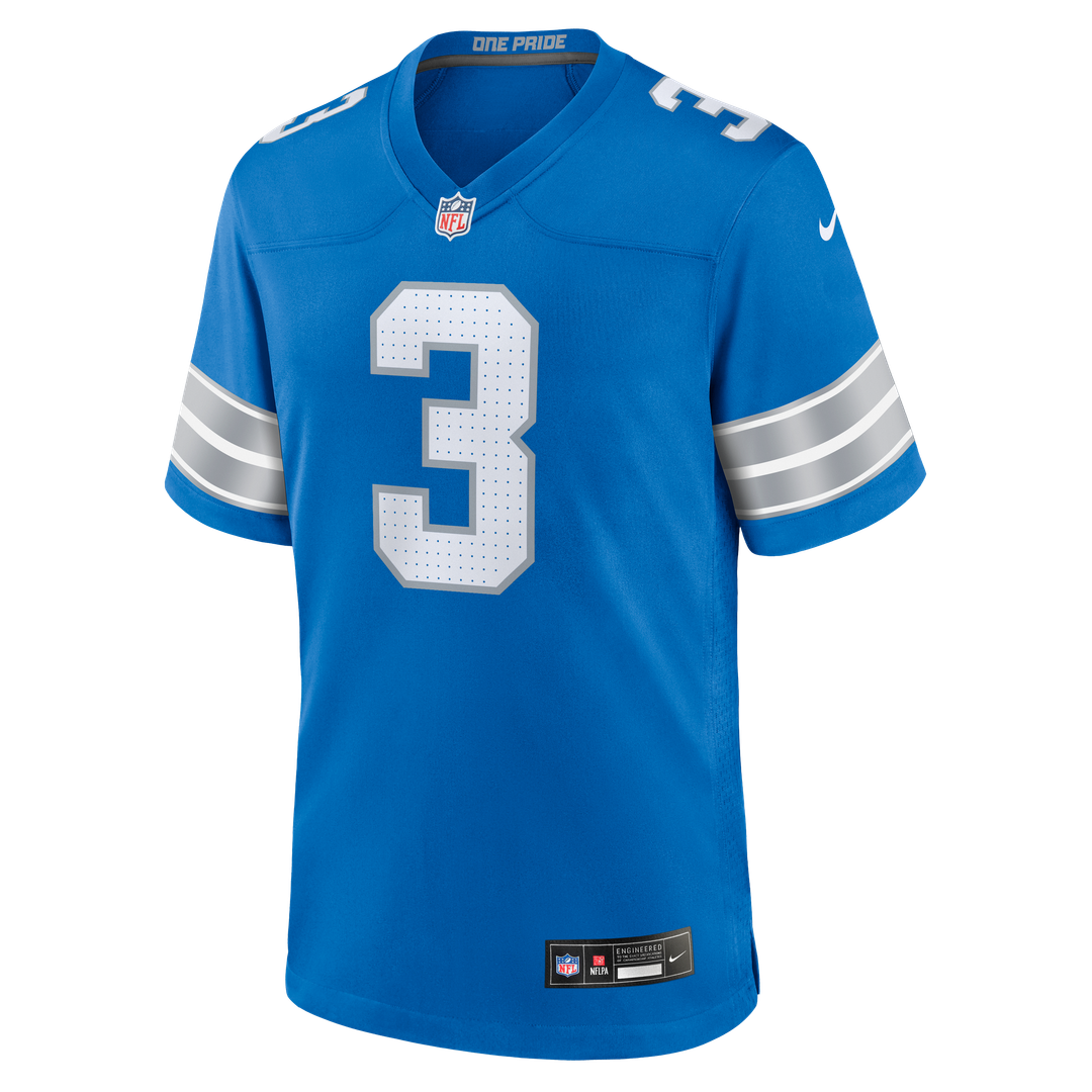 Jack Fox Detroit Lions Nike Team Game Jersey - Blue Official NFL Team Apparel Football Fan Gear