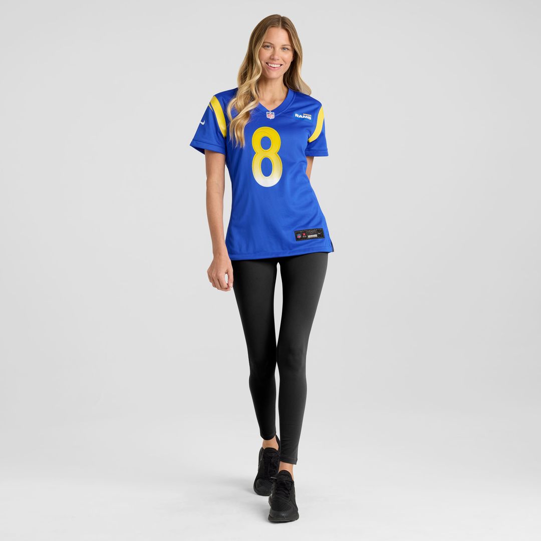 Jared Verse Los Angeles Rams Nike Women's Game Jersey - White Official NFL Team Apparel Football Fan Gear