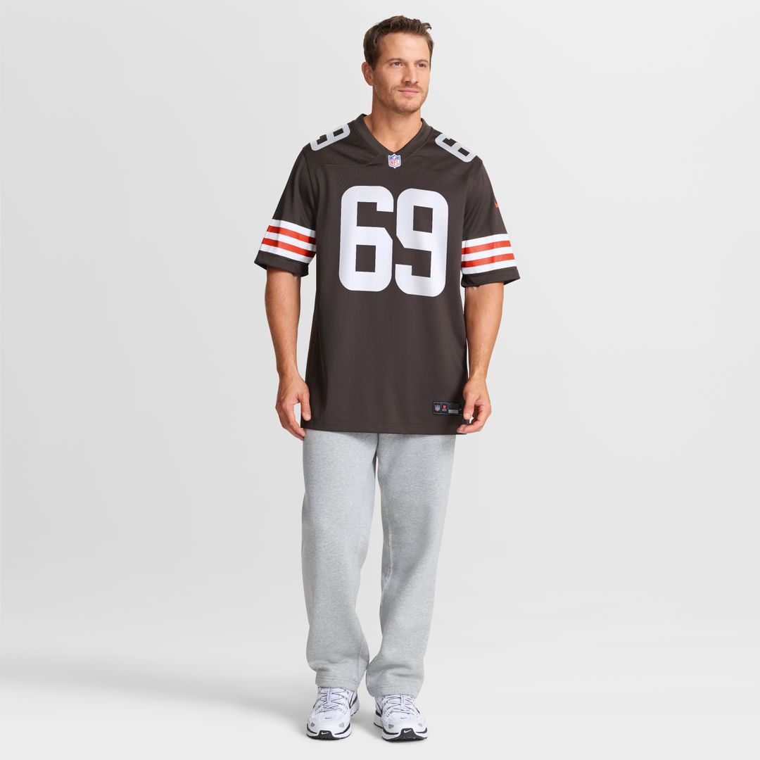 Tyre Phillips Cleveland Browns Nike Team Game Jersey - Brown Official NFL Team Apparel Football Fan Gear