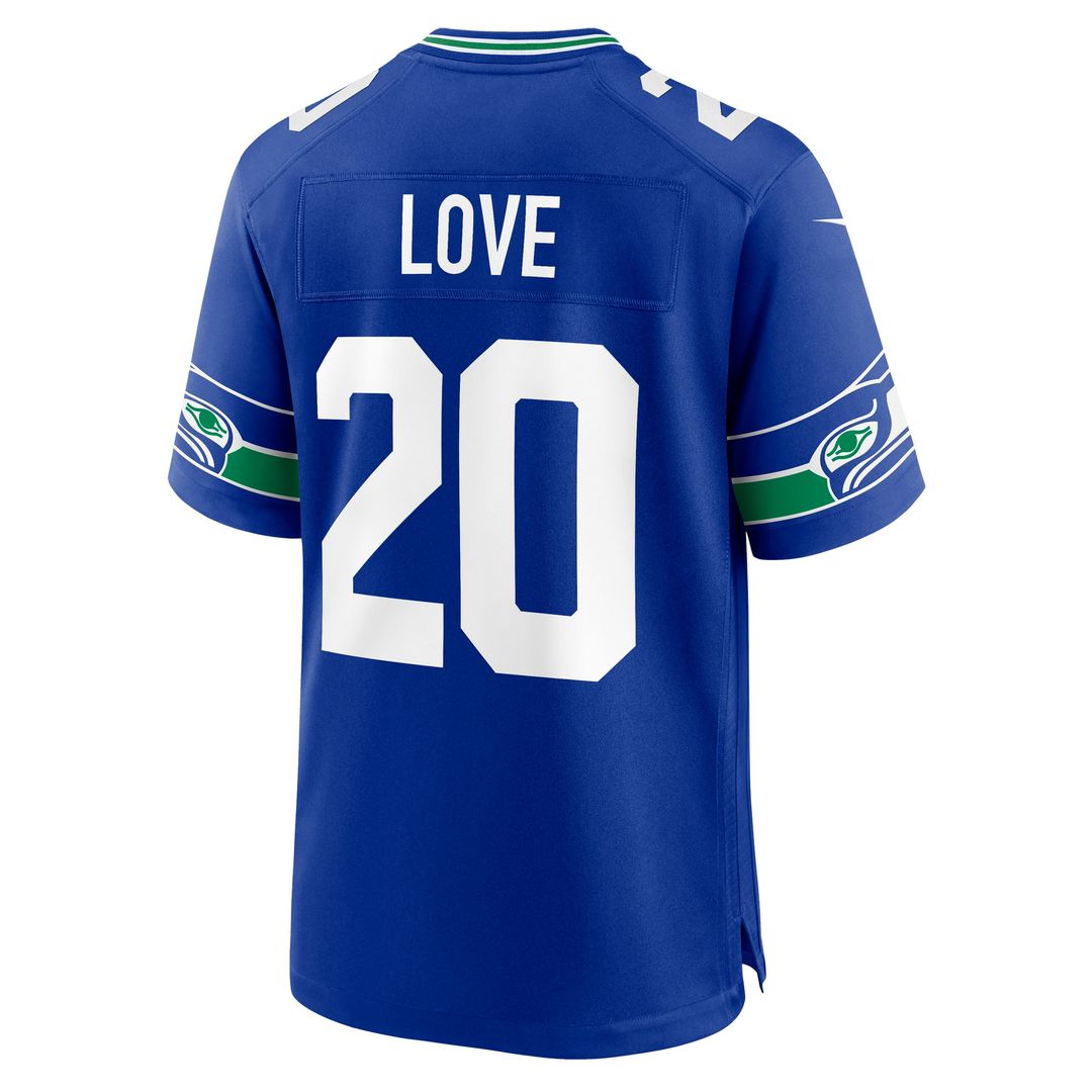 Julian Love Seattle Seahawks Nike Game Jersey - College Navy Official NFL Team Apparel Football Fan Gear