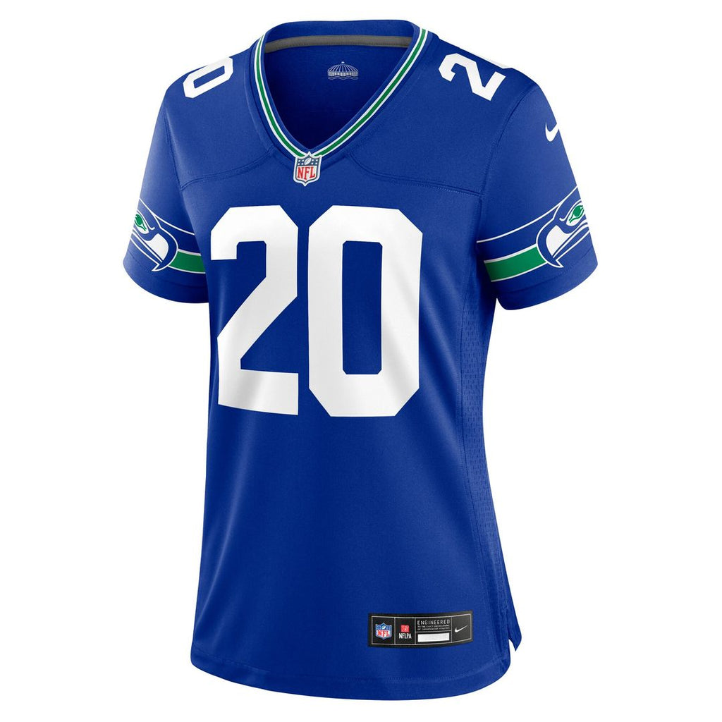 Julian Love Seattle Seahawks Nike Women's Throwback Player Game Jersey - Royal Official NFL Team Apparel Football Fan Gear