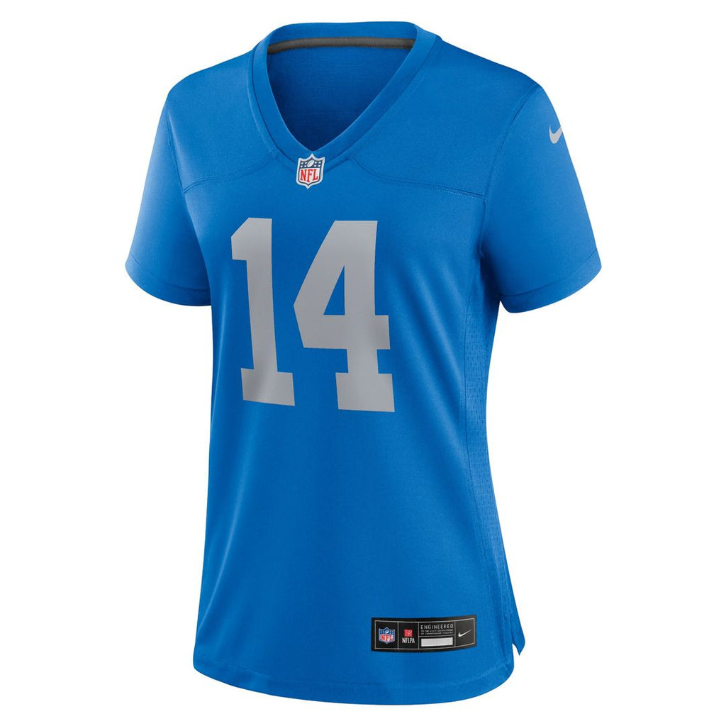 Amon-Ra St. Brown Detroit Lions Nike Women's Alternate Game Jersey - Blue Official NFL Team Apparel Football Fan Gear