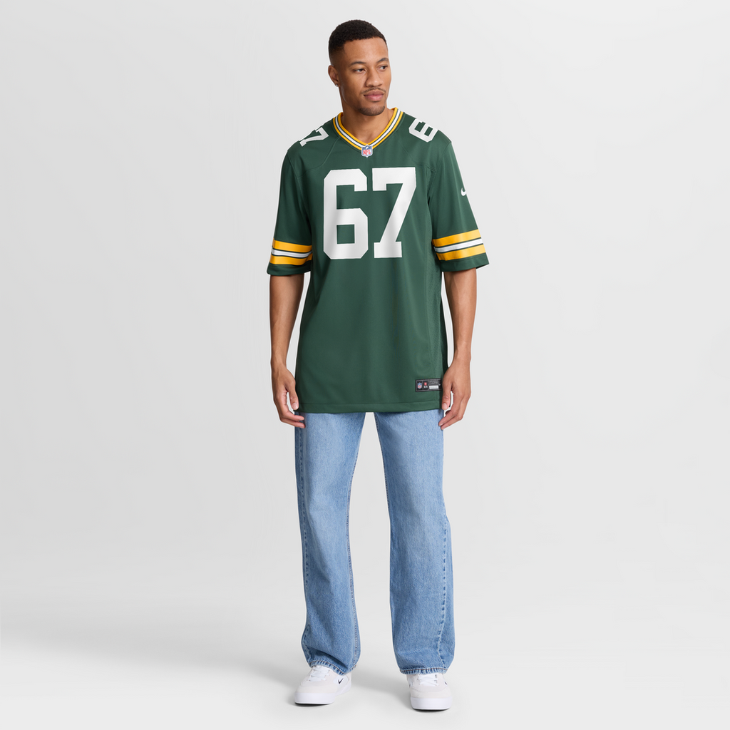 Donovan Jennings Green Bay Packers Nike Team Game Jersey - Green Official NFL Team Apparel Football Fan Gear