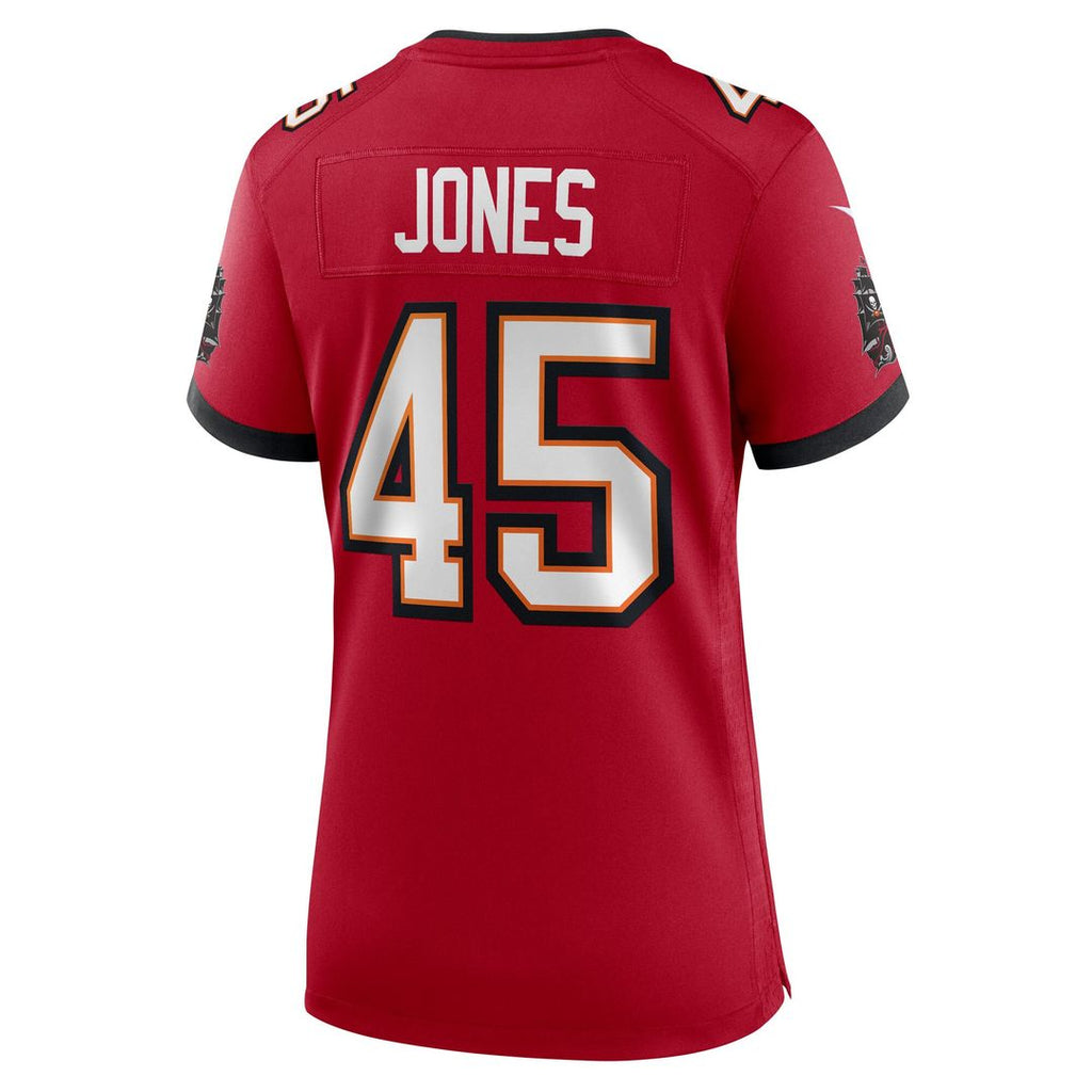 Deion Jones Tampa Bay Buccaneers Nike Women's Team Game Jersey - Red Official NFL Team Apparel Football Fan Gear